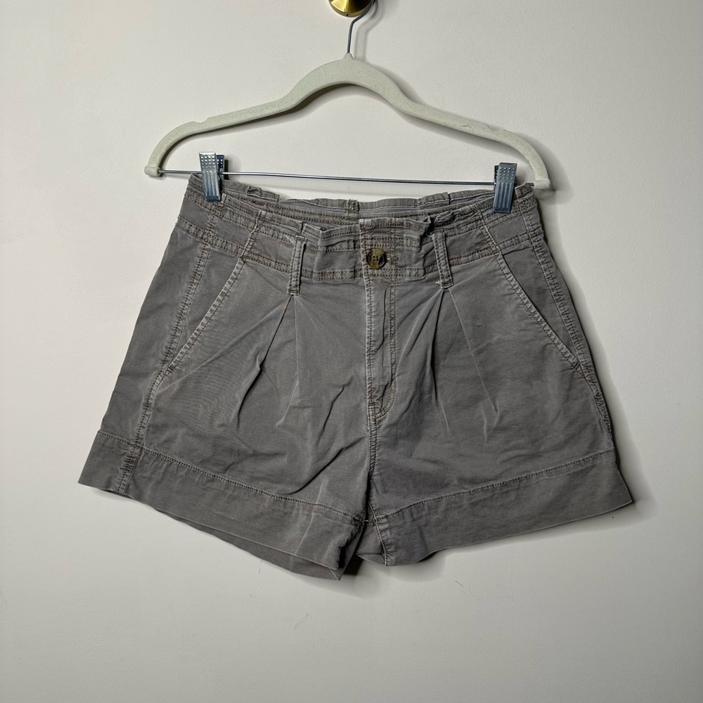 American Eagle Grey Super Stretch Shorts Women's 4
